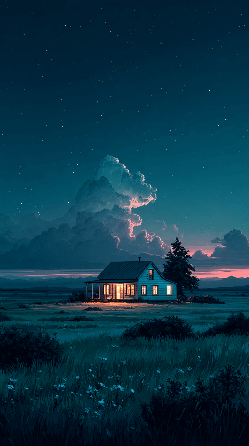 Cloudlit House