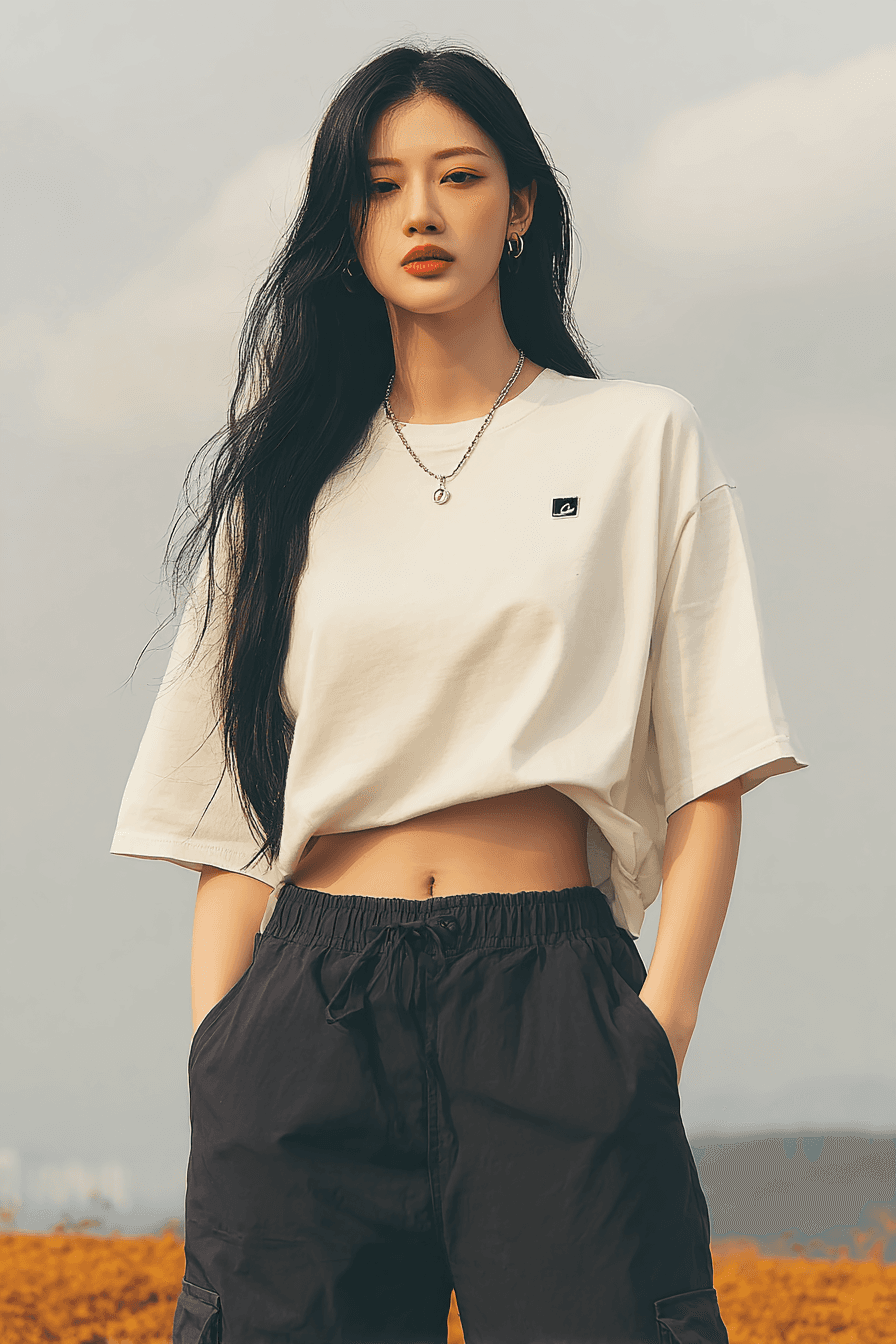 Minimal Print Oversized