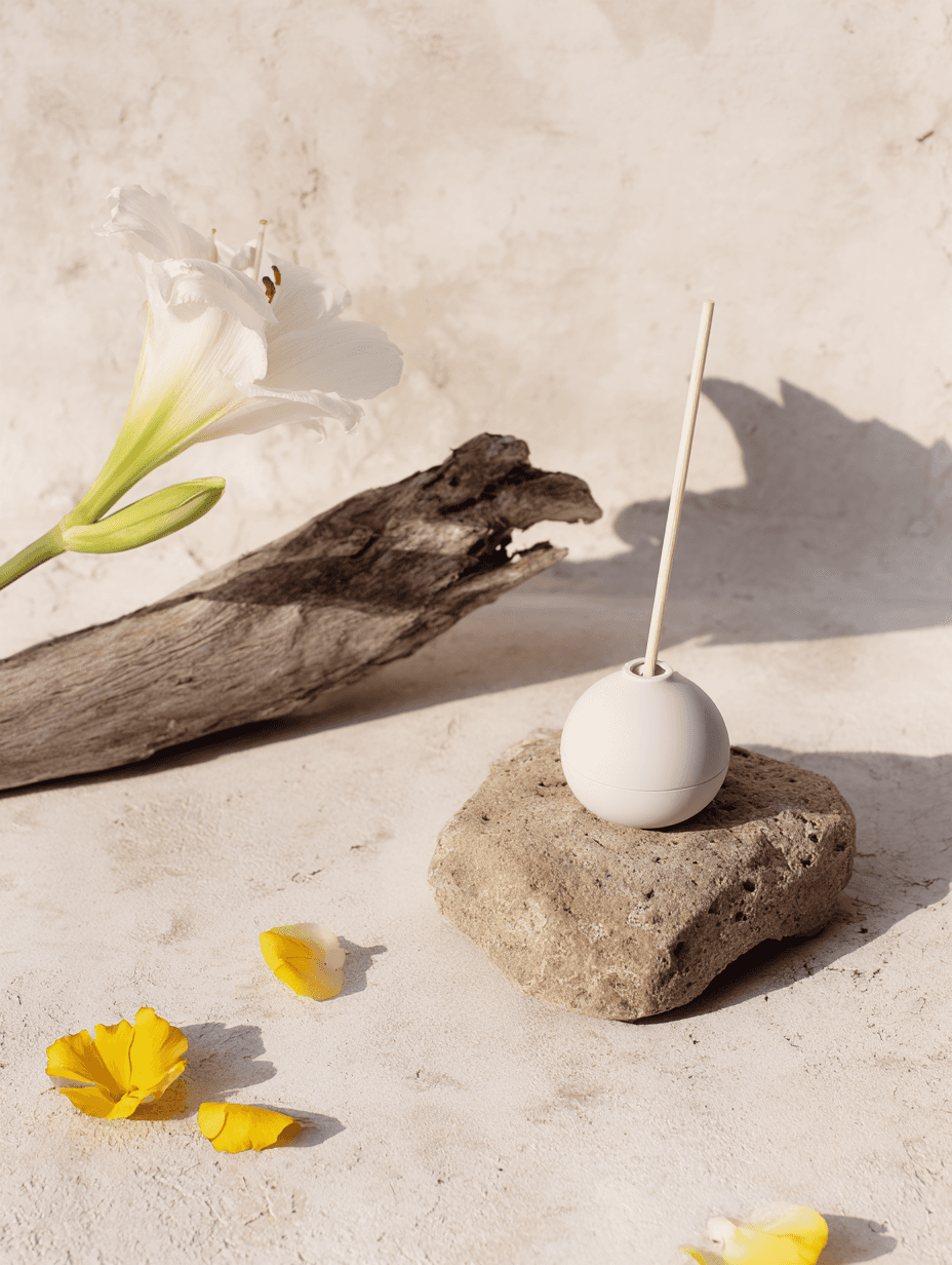 Car Diffuser with Flowers