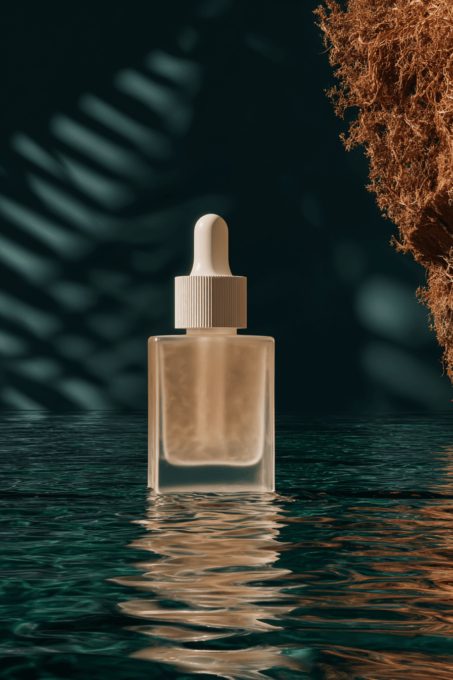 Serum Bottle in Dark Water