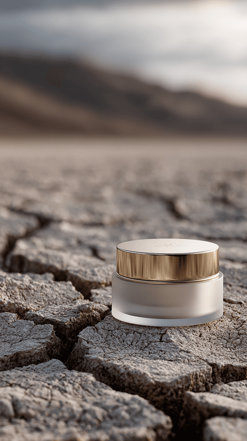 Luxury Cream on Dry Soil