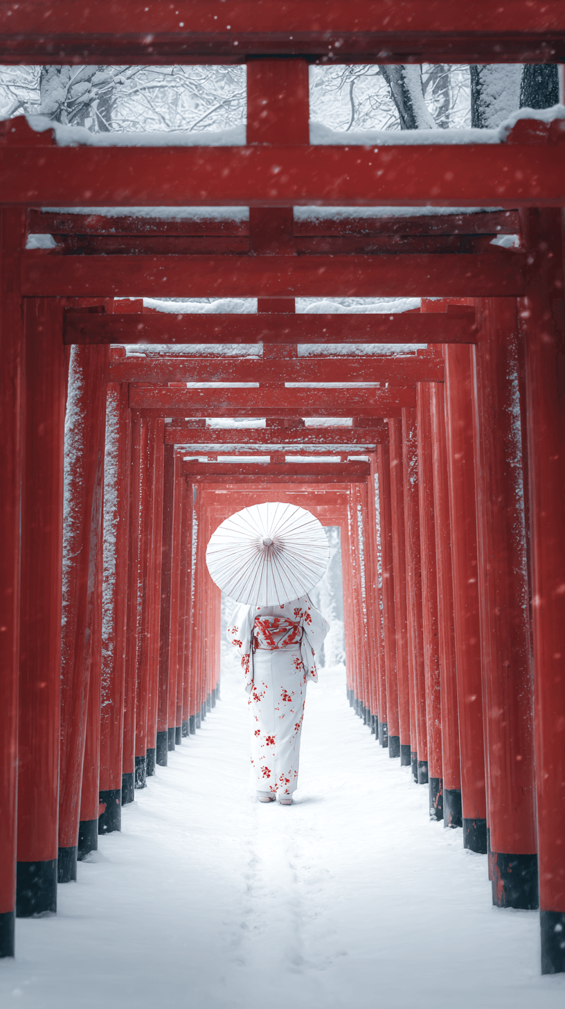 Snowy Shrine Path